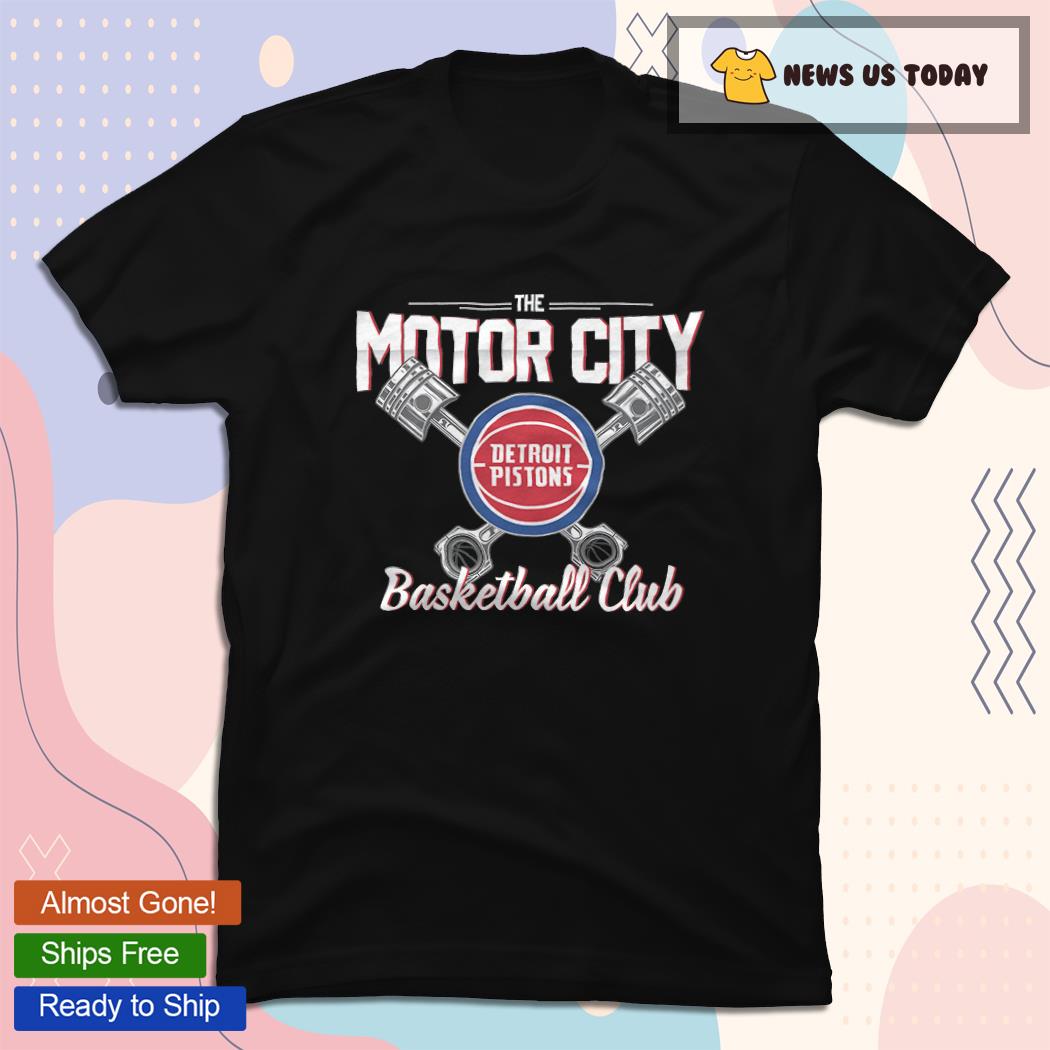 Detroit Pistons the motor city basketball club shirt