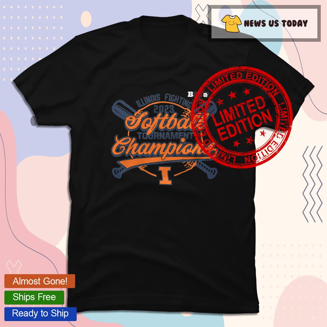 Illinois Fighting Illini Softball Tournamnet Champions 2023 Shirt
