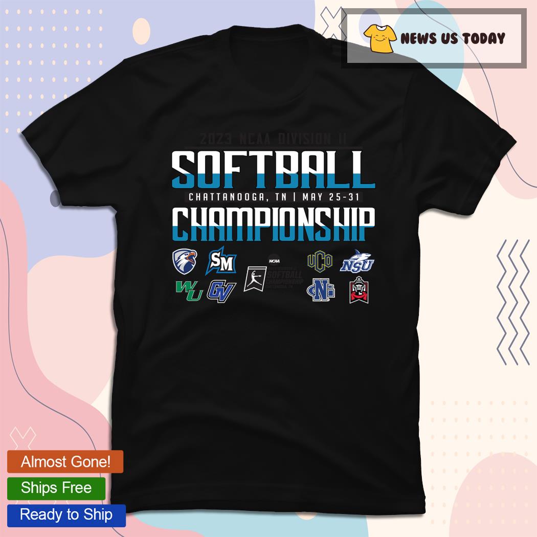 NCAA DII Softball Championship Chattanooga TN May 25-31 Championship 8 Team Shirt