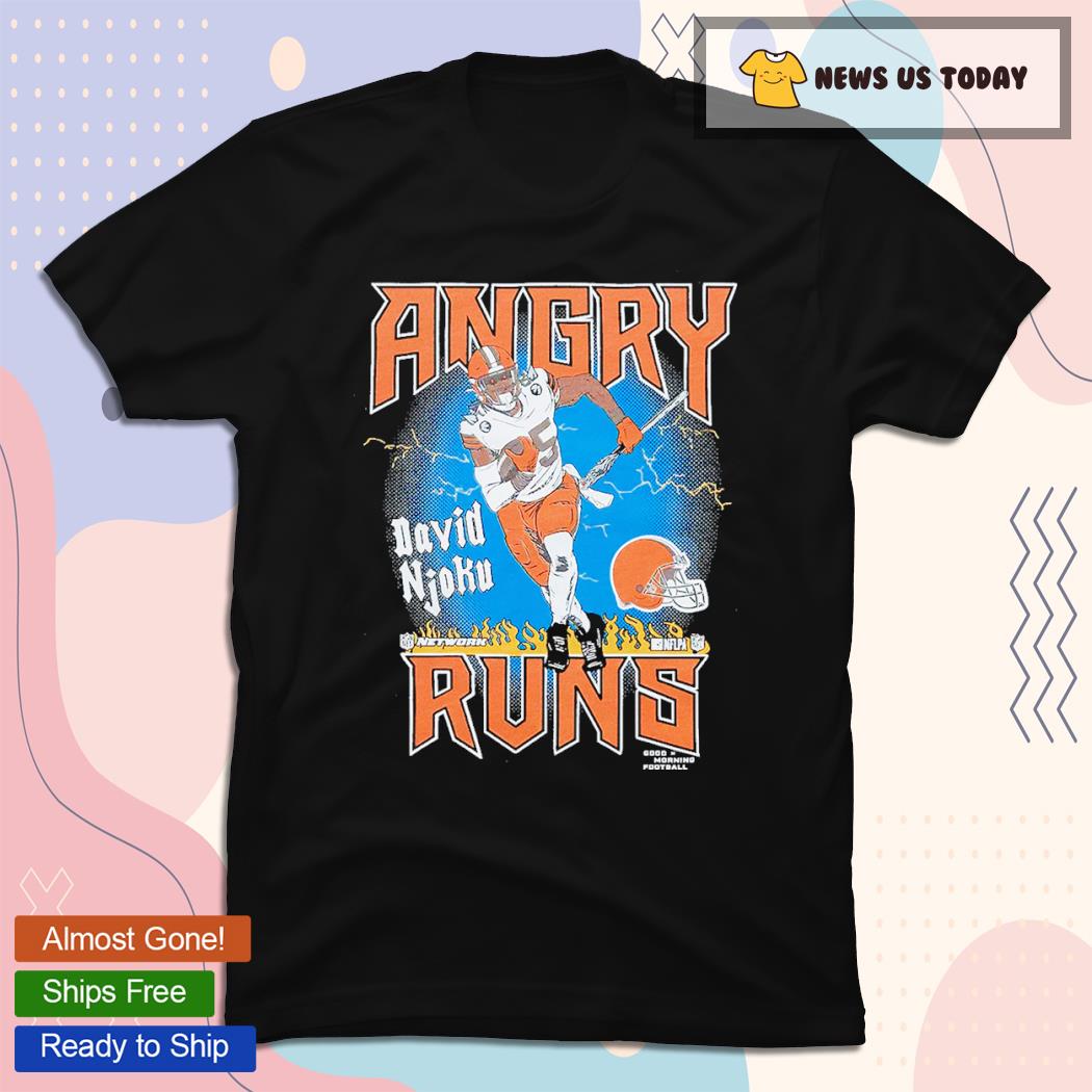 Angry Runs Browns David Njoku Kyle Brandt T-Shirt
