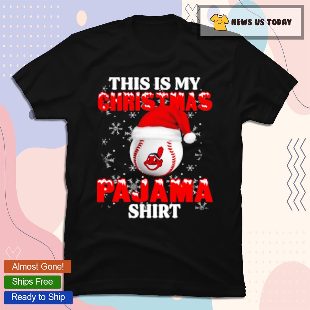 Cleveland Indians This Is My Christmas Pajama Shirt MLB T-Shirt