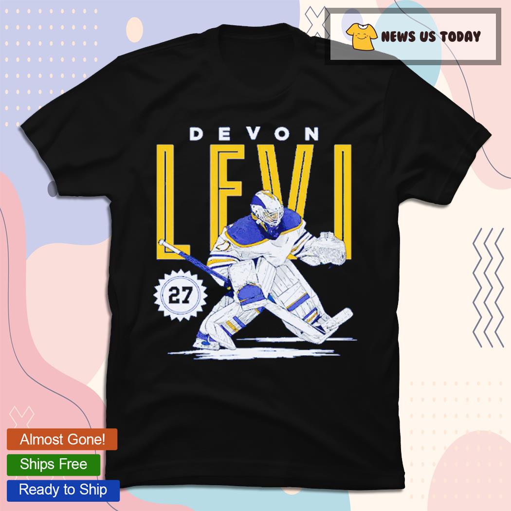 Devon Levi Buffalo Card WHT Hockey Shirt