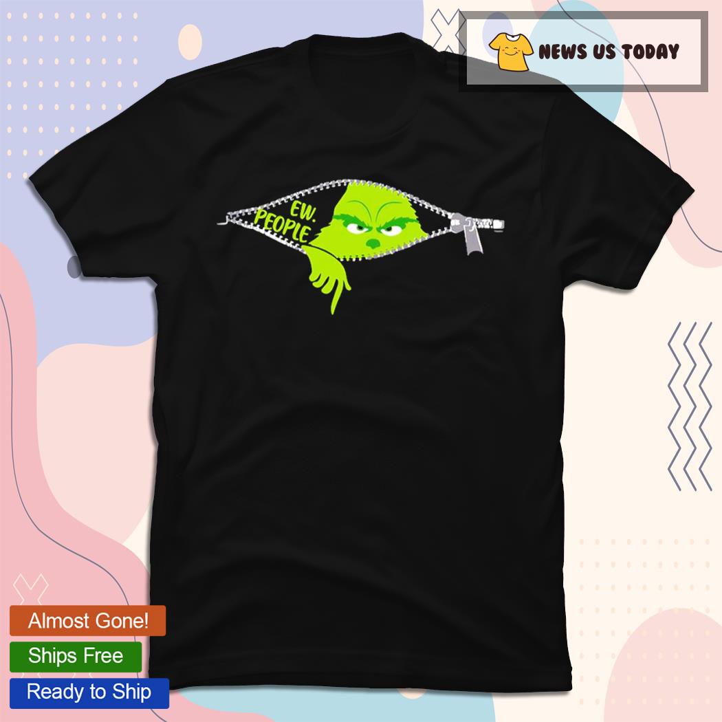 Grinch Green Saying Ew People Christmas Shirt