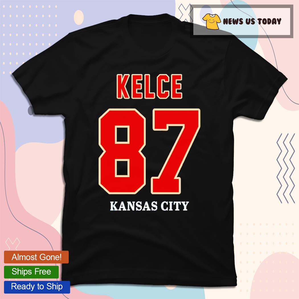 Kelce Chiefs Travis Football Kansas City #87 Shirt