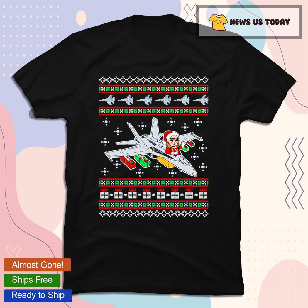 Merry Christmas F18 Ugly Dan Big Katz Shirt