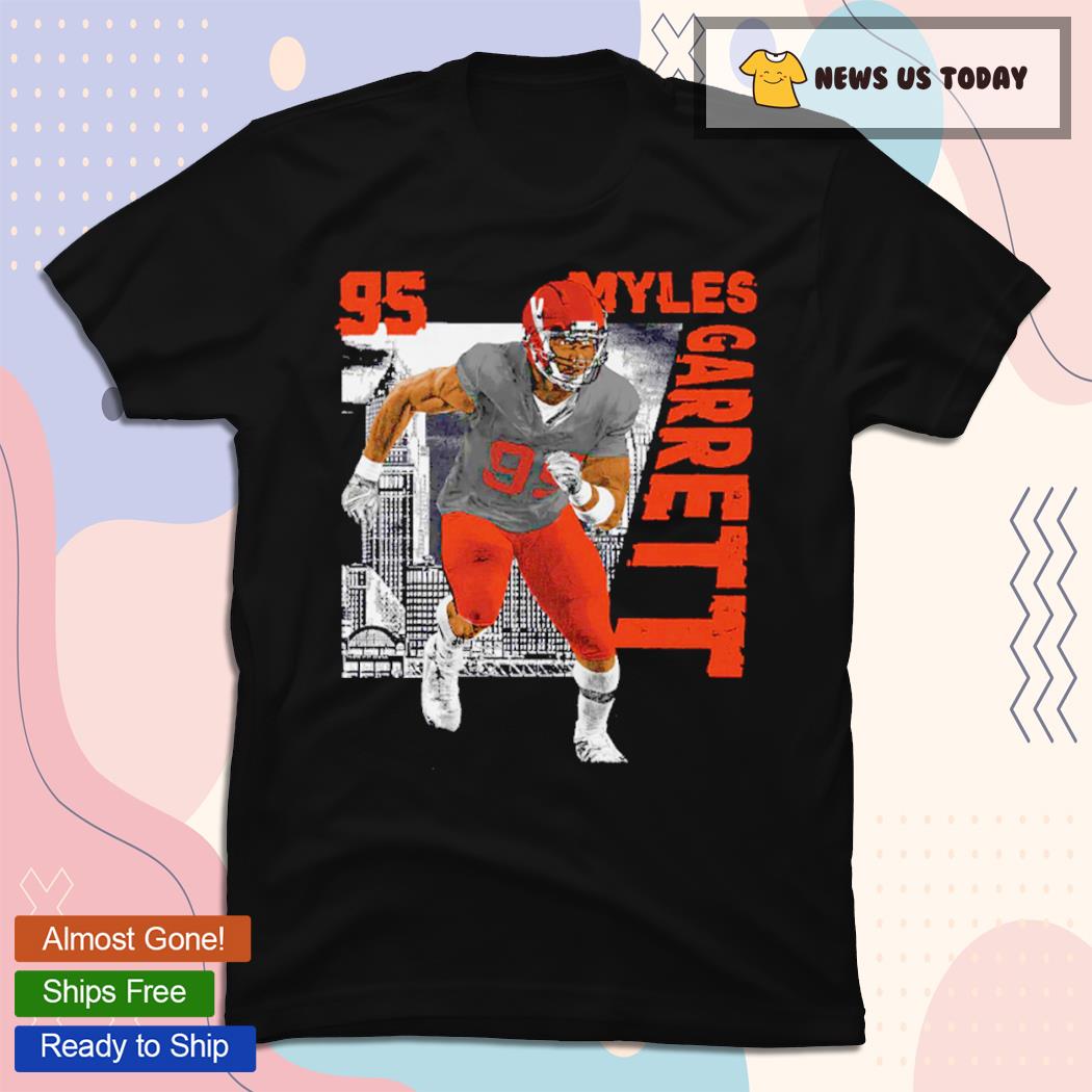 Myles Garrett Cleveland Player Name WHT Football Shirt