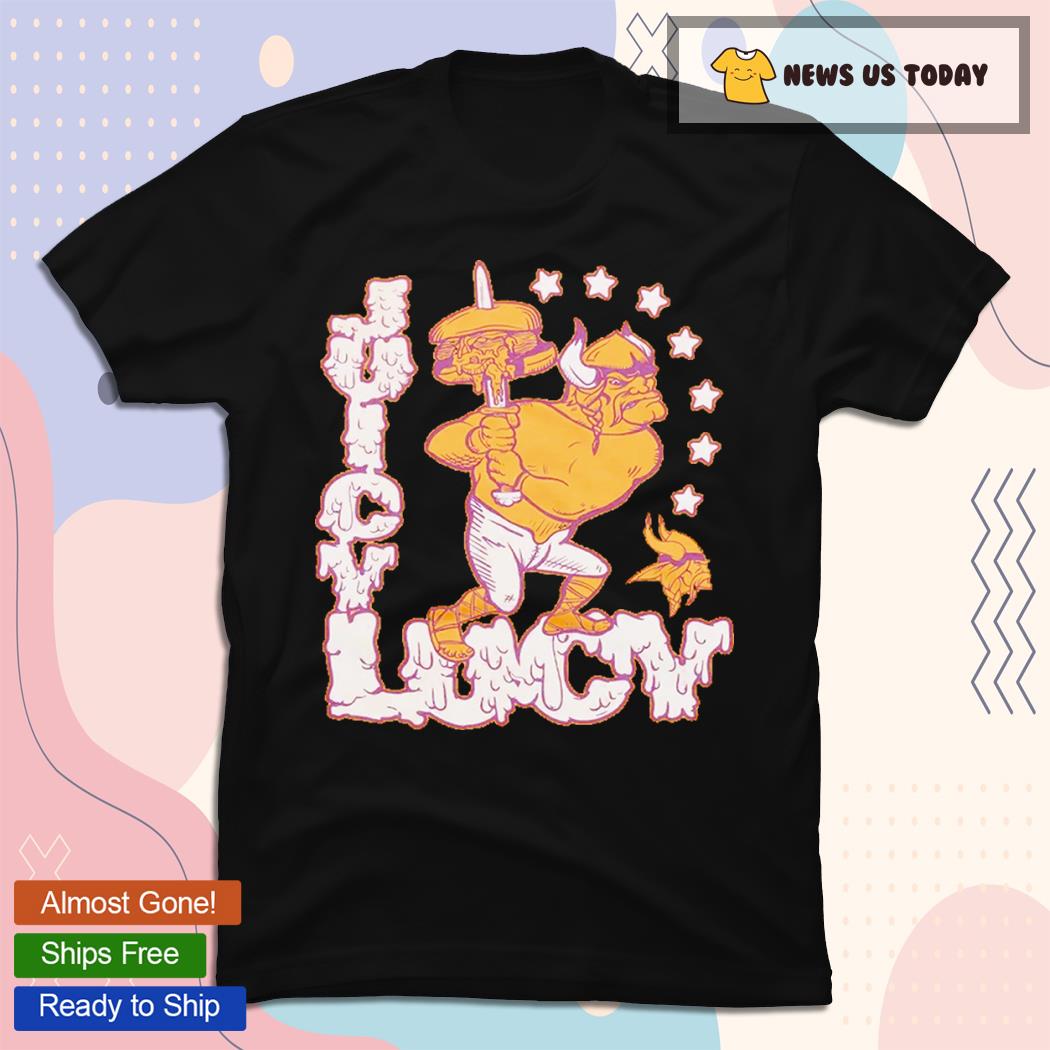 NFL Guy Fieri Juicy Lucy Vikings T-Shirt