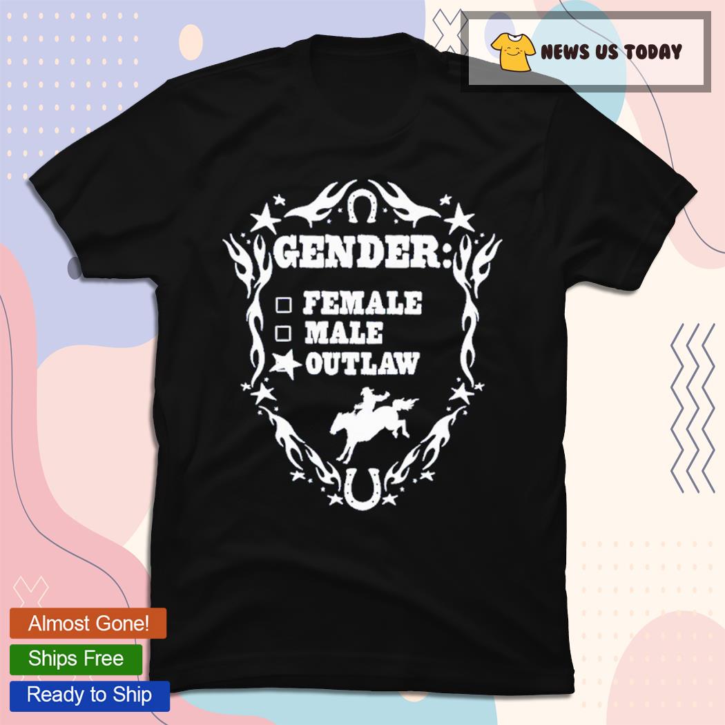 Oatmilklady Gender Female Male Outlaw T-Shirt