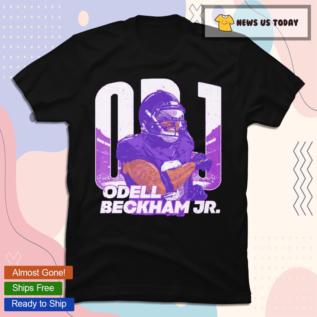 Odell Beckham Jr. Baltimore Player Name WHT Football Shirt