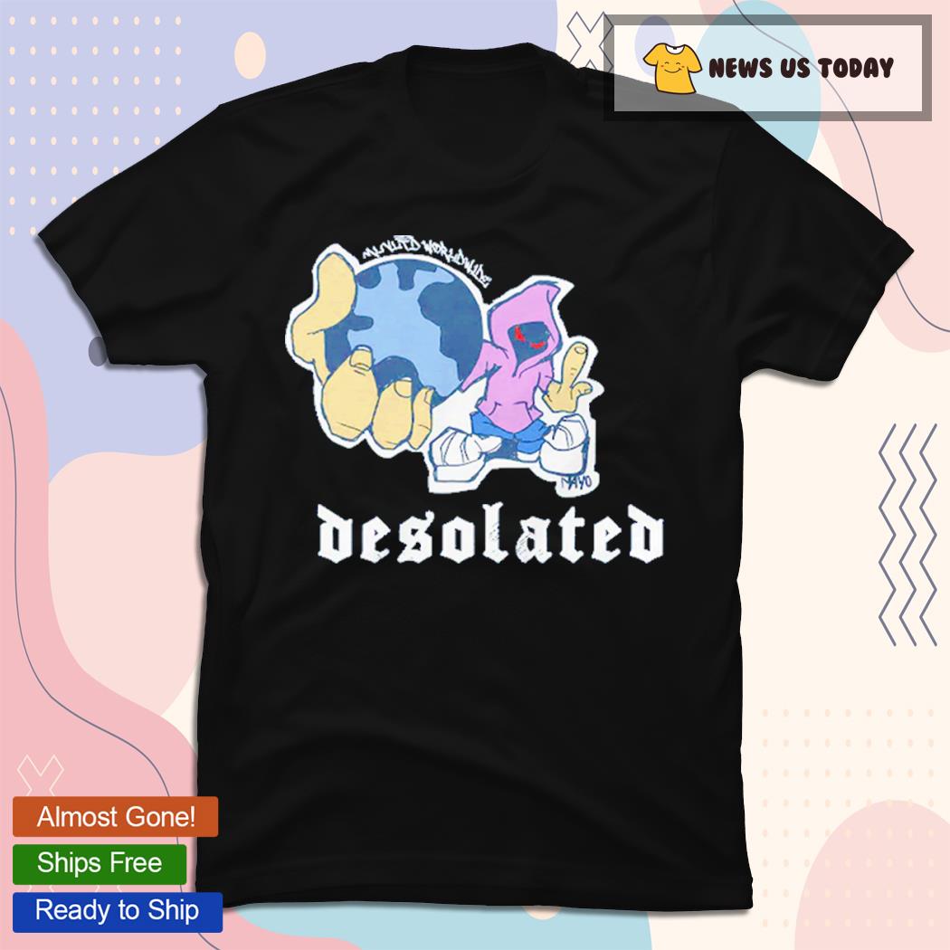 Official Desolated MLVLTD Worldwide Tee Shirt