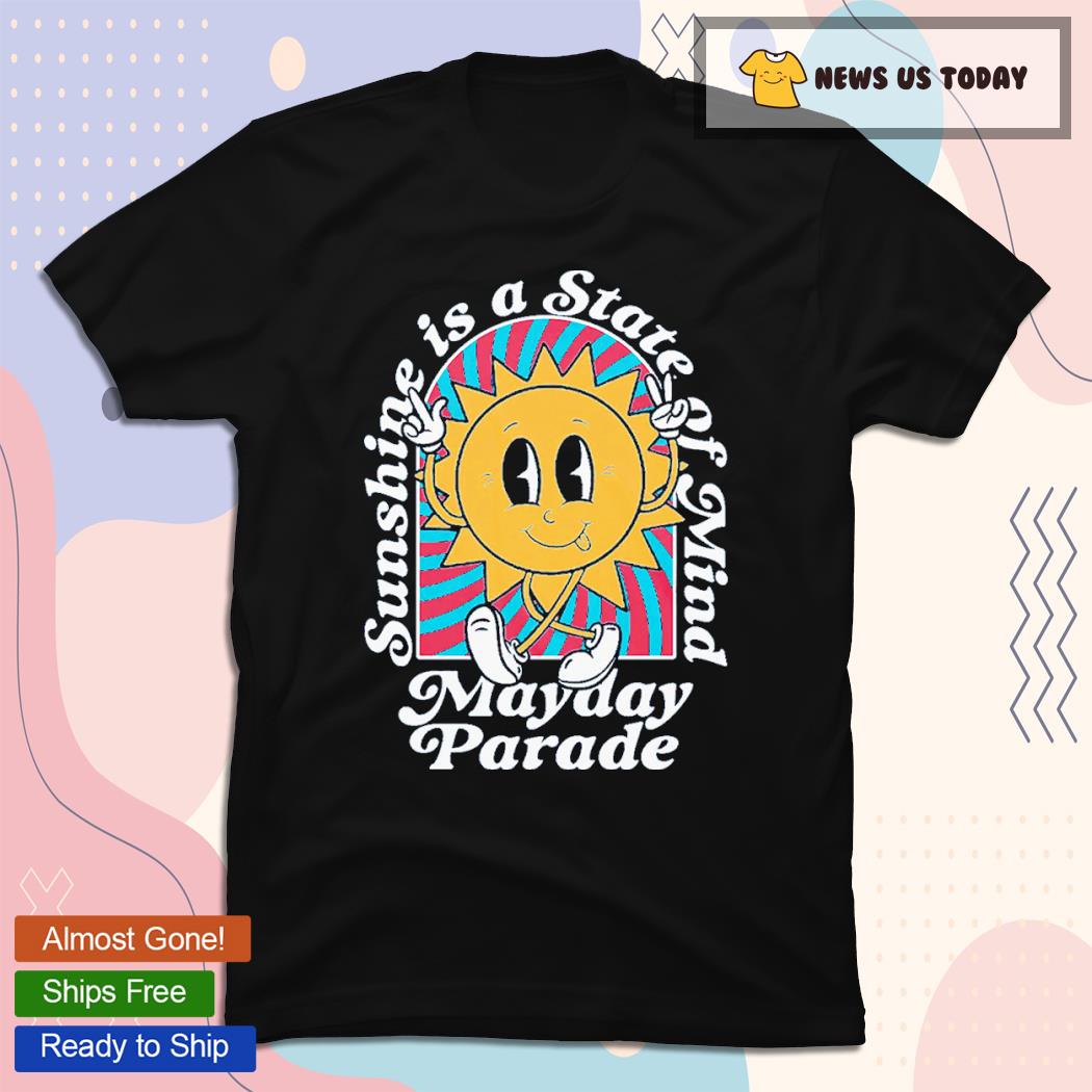 Official Mayday Parade Sunshine Indigo Tee Shirt