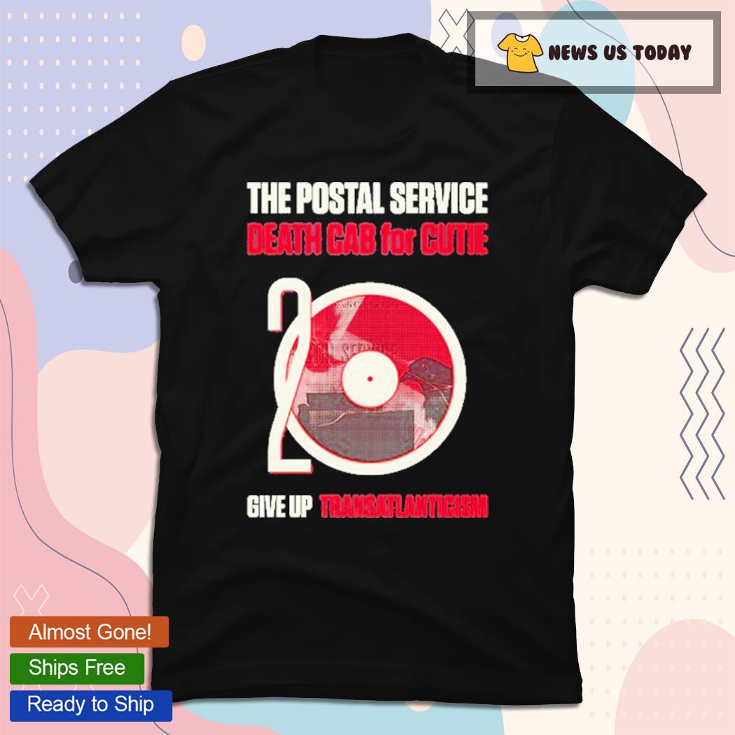 Official The Postal Service 20Th Anniversary Tps Dcfc The Postal Service Death Cab For Cutie Give Up Transatlanticism Shirts