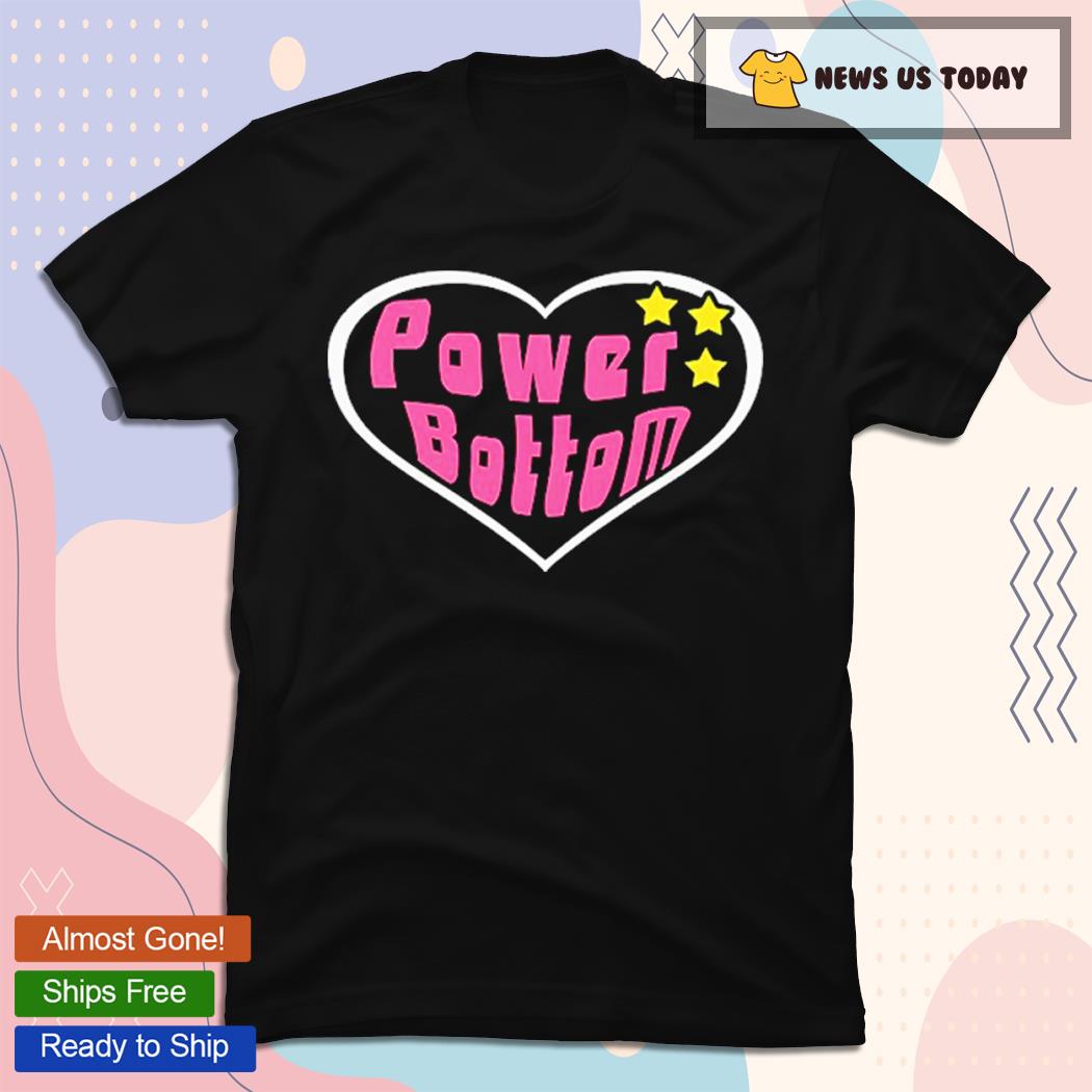 Power Bottom Heart Tee Shirt
