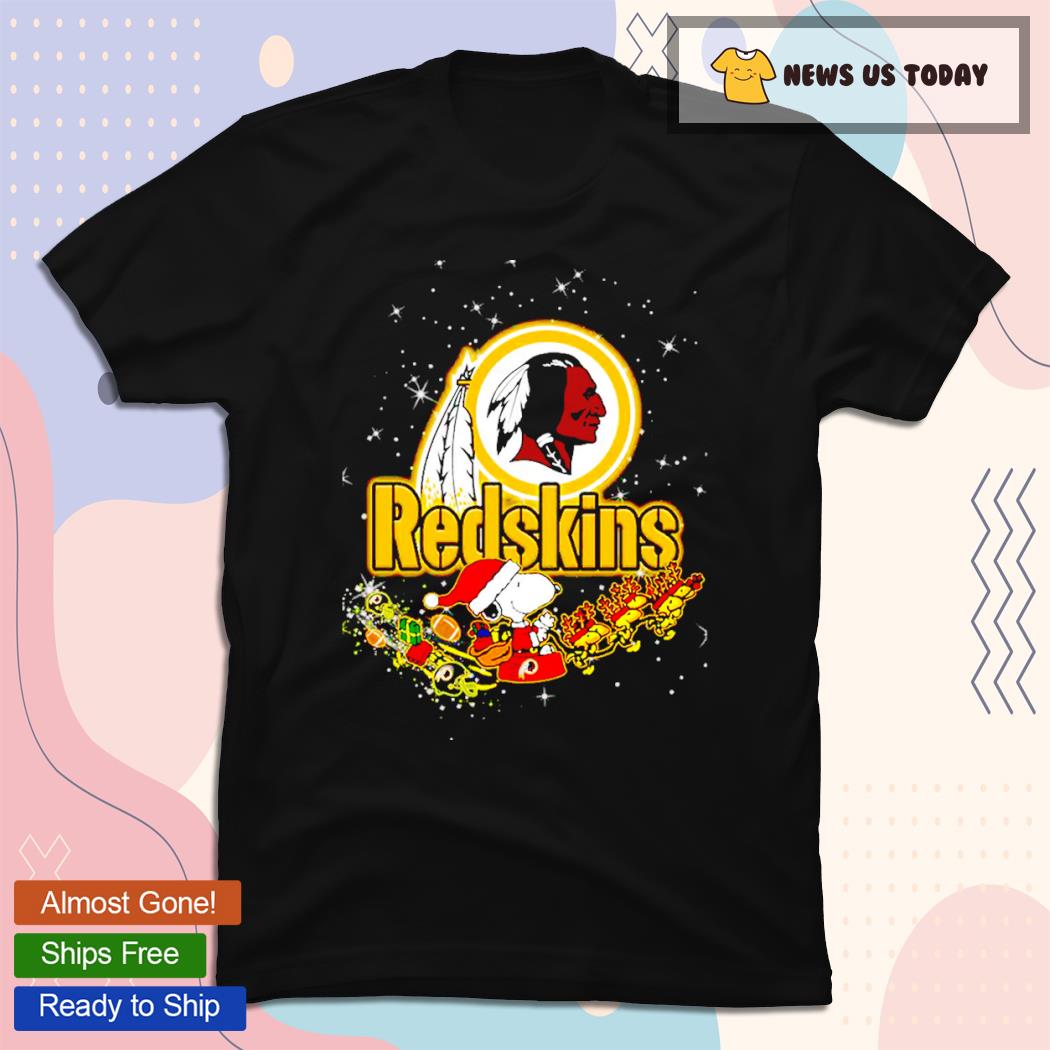 Snoopy Christmas Washington Redskins T-Shirts