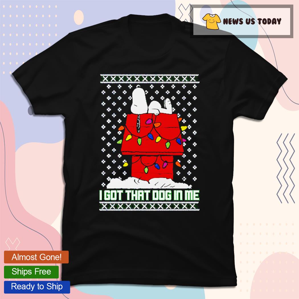 Snoopy Dog In Me Tacky Funny Shirt