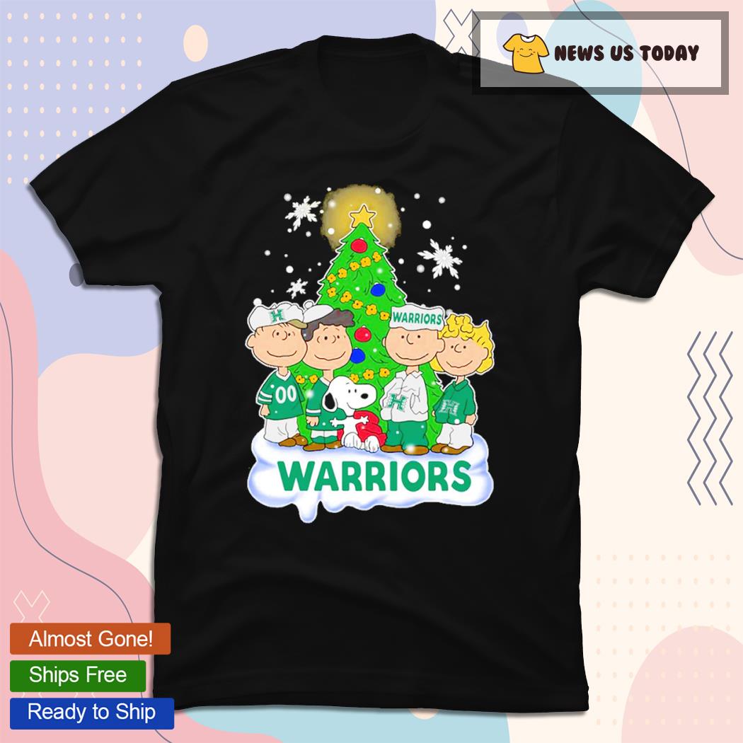 Snoopy The Peanuts Hawaii Rainbow Warriors Christmas T-Shirts