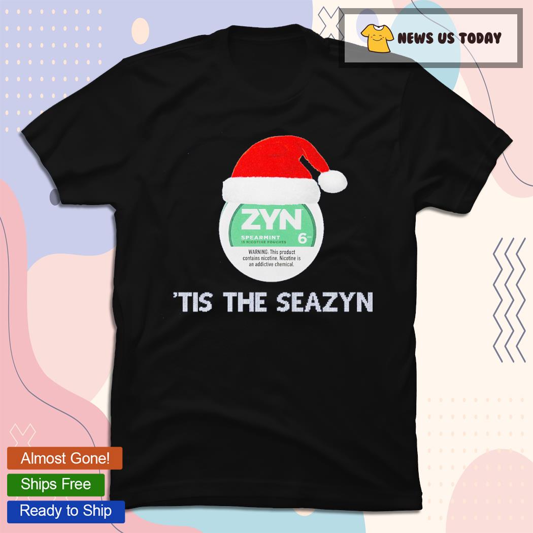 Tis The Seazyn Tacky Santa Hat Shirt