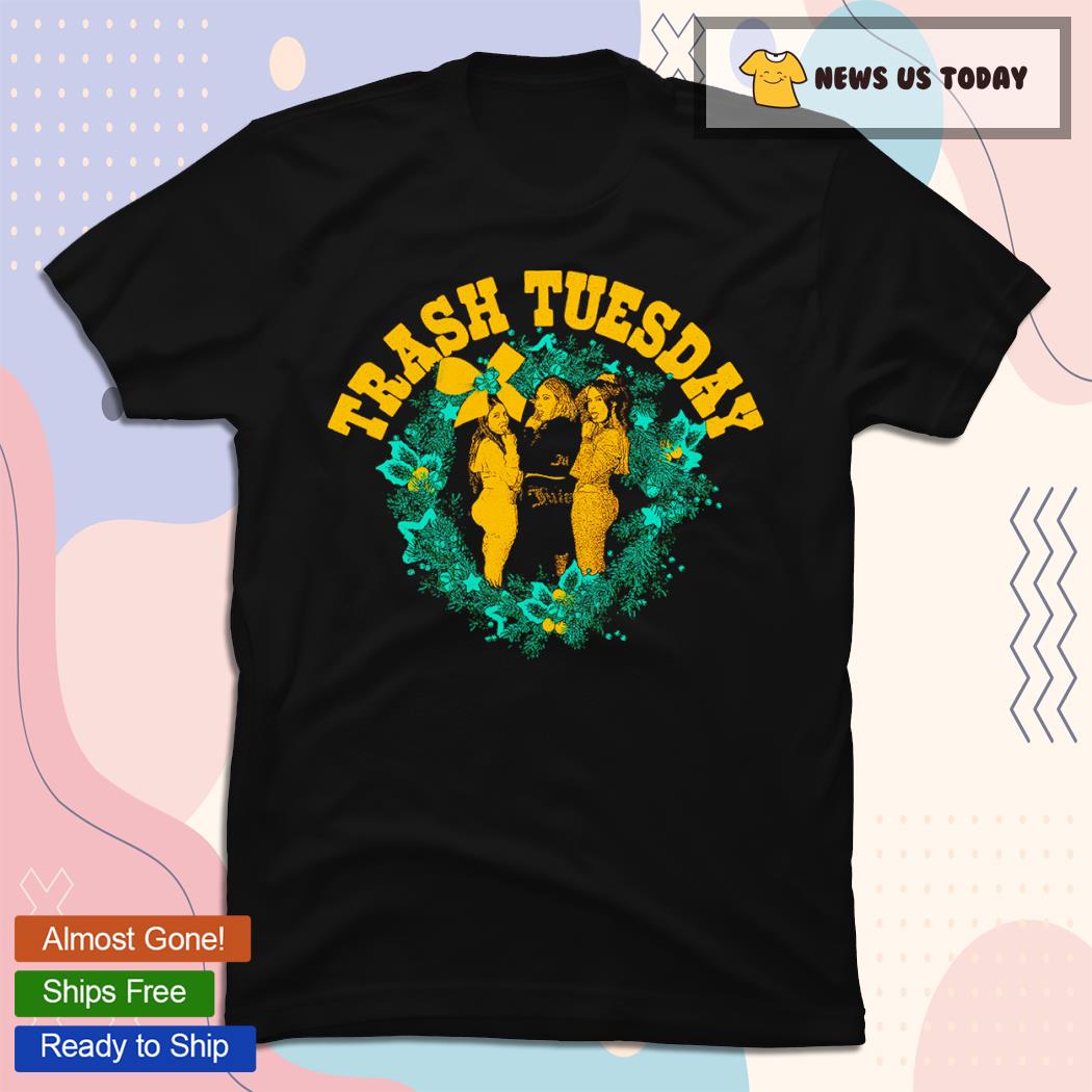 Trash Tuesday Wreath Crewneck Shirt